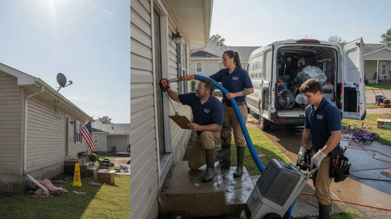 Ceiling Water Damage Restoration in Herculaneum, MO near me